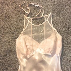 Light coral formal gown